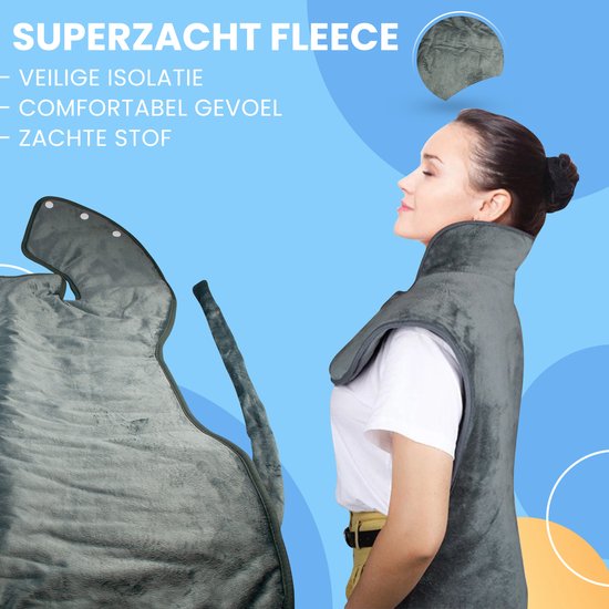 Lifeshift warmtekussen elektrisch - 94X56 CM | Warmtedeken