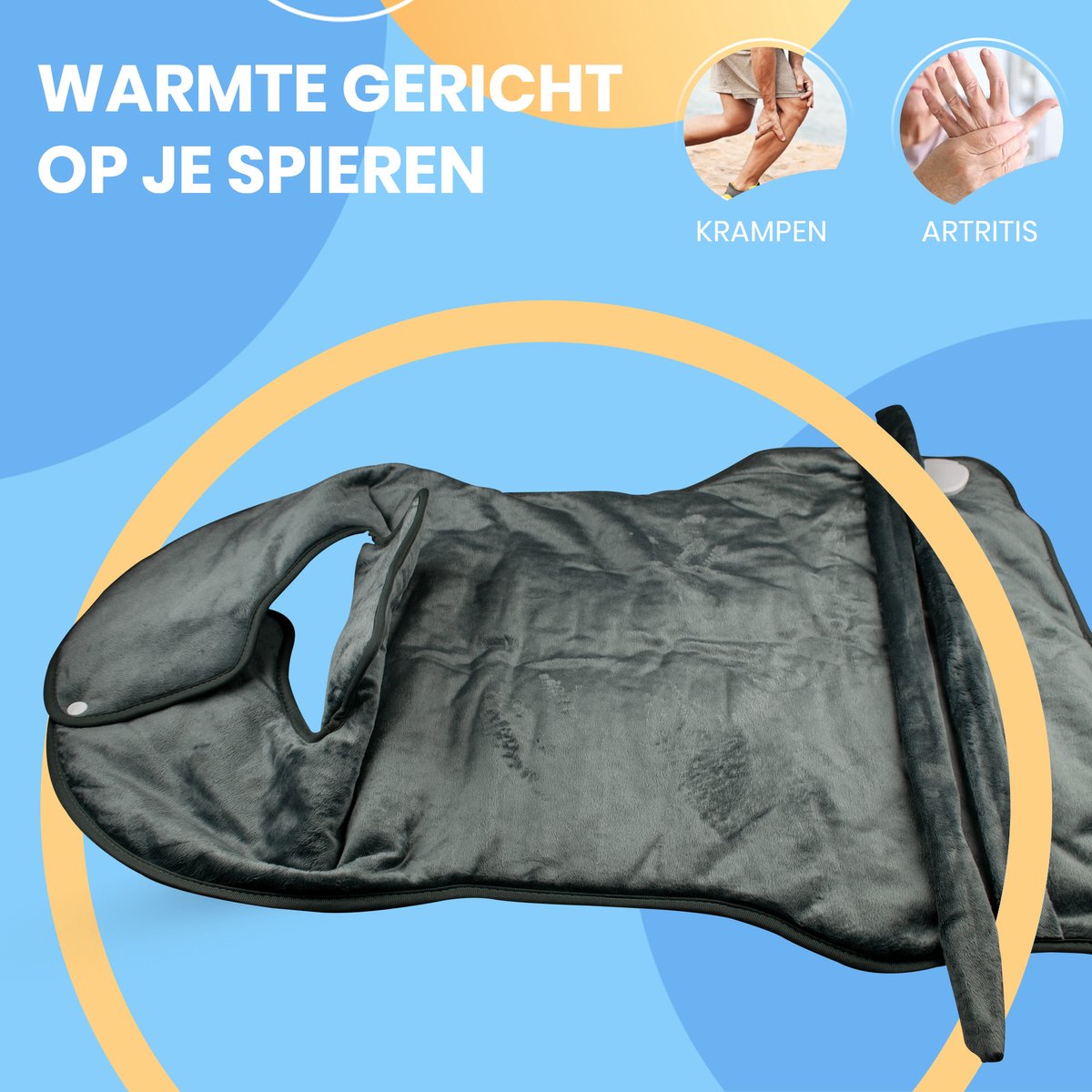 Lifeshift warmtekussen elektrisch - 94X56 CM | Warmtedeken