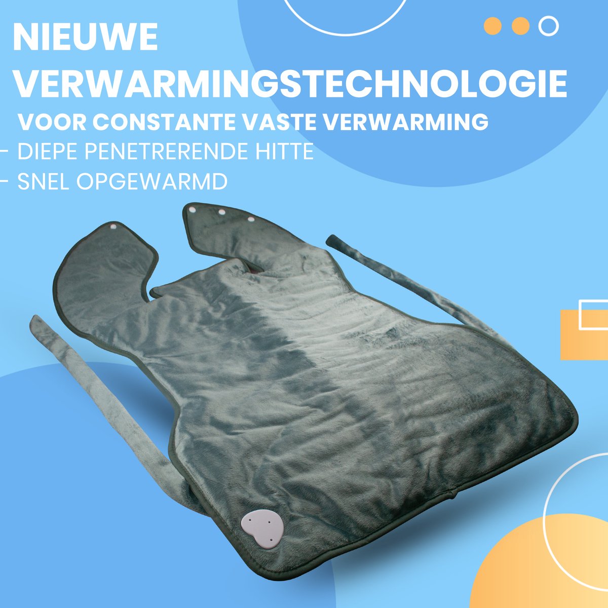 Lifeshift warmtekussen elektrisch - 94X56 CM | Warmtedeken