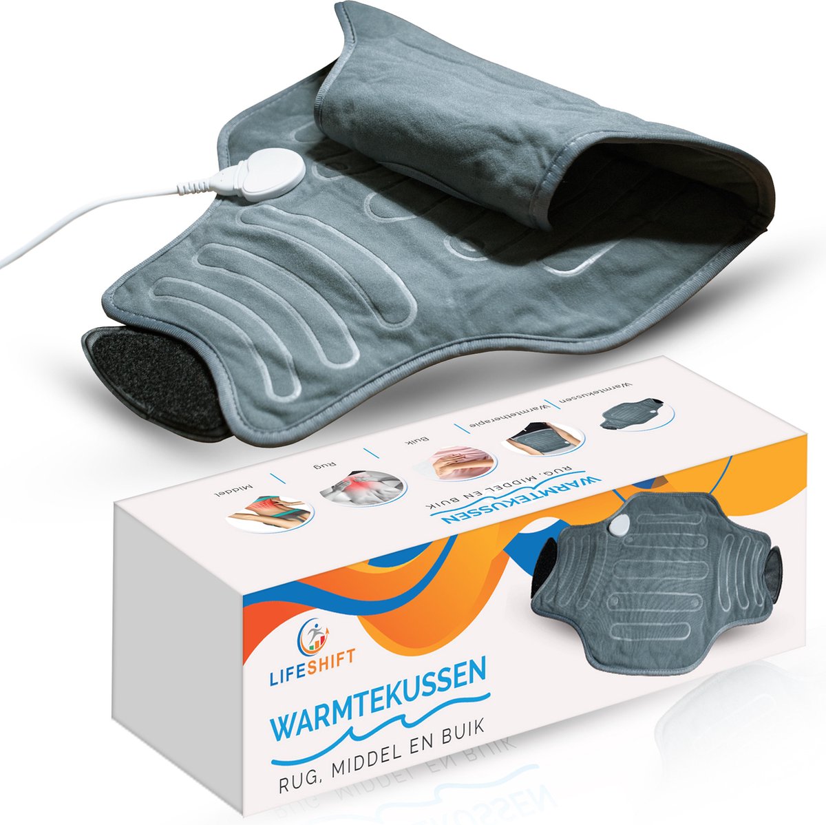 Warmtekussen Voor Buik en Rug | Lifeshift