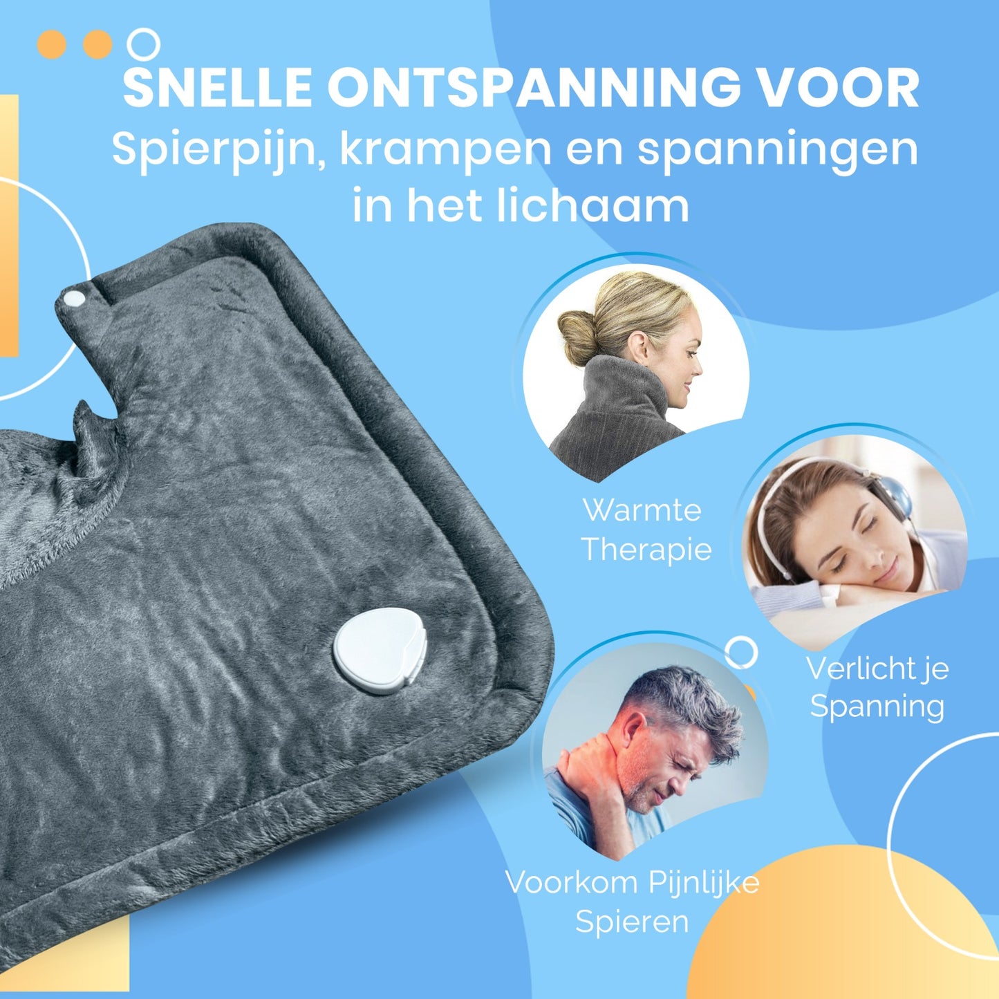 Warmtekussen voor Nek en Schouder - Lifeshift